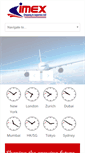 Mobile Screenshot of imexshipping.com